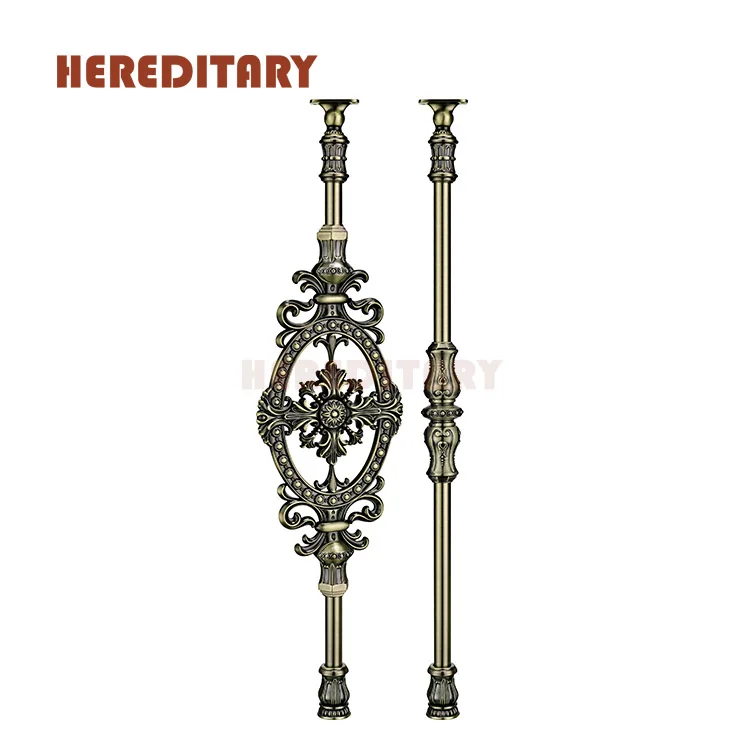 Modern house balcony aluminum pvc stairs handrail railing designs