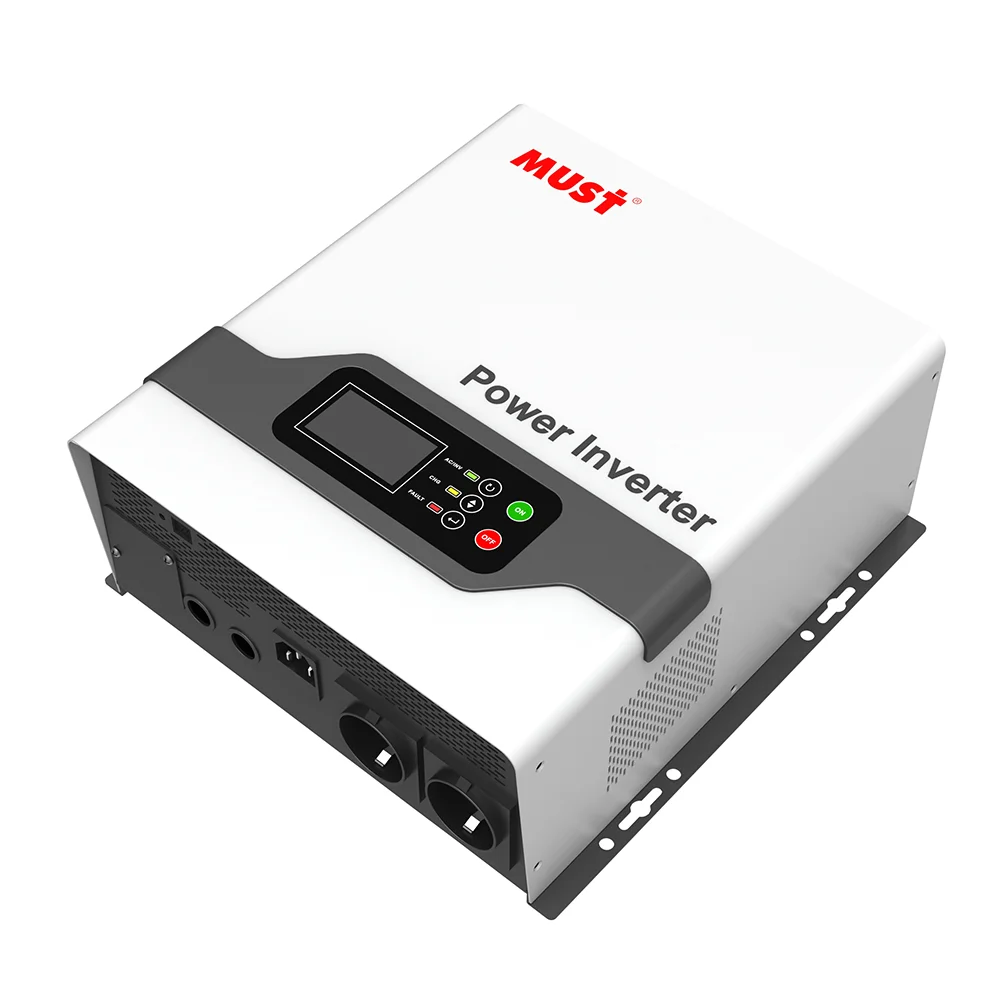 MUST 12V/24V 300W-1000W Battery Reverse Polarity Protection (Optional) Deep Discharge Protection POWER INVERTER/CHARGER