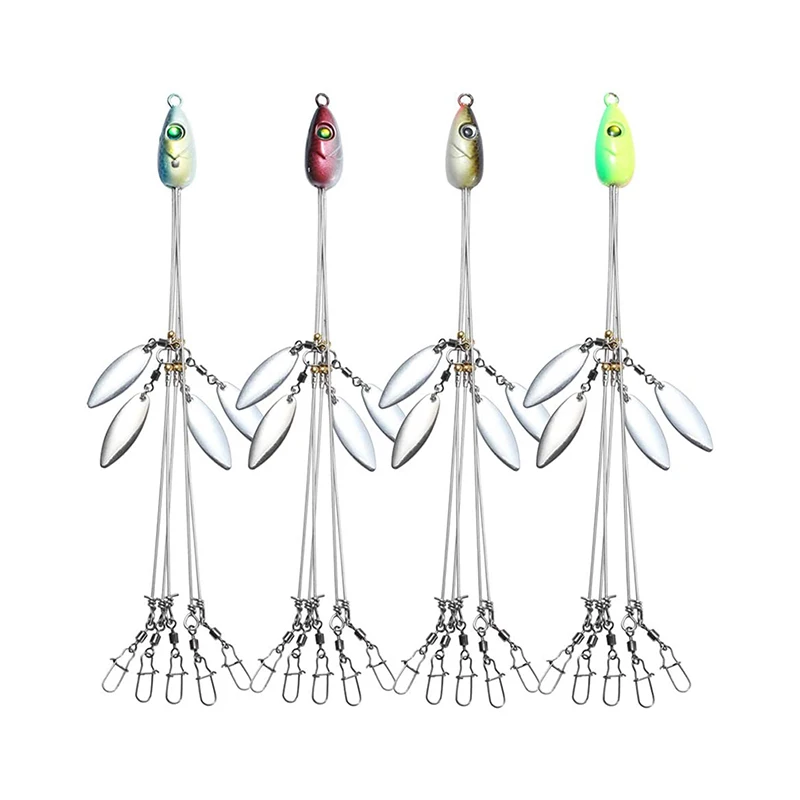 Cheap Factory Price Alabama Umbrella Rig Fishing Lure Bait Rigs With Barrel Swivels For Bass Lures