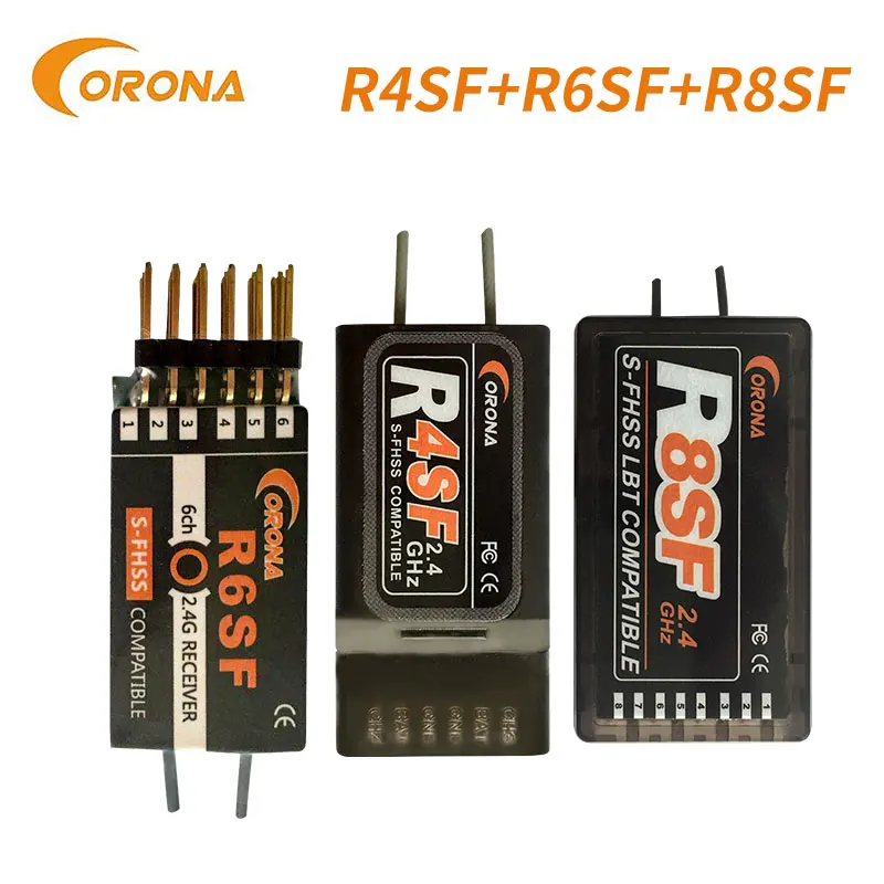 Corona 2 4G R4SF R6SF R8SF S-FHSS/FHSS приемник спутникового приемника futab в S-FHSS T6 T14SG T18MZ T18SZ