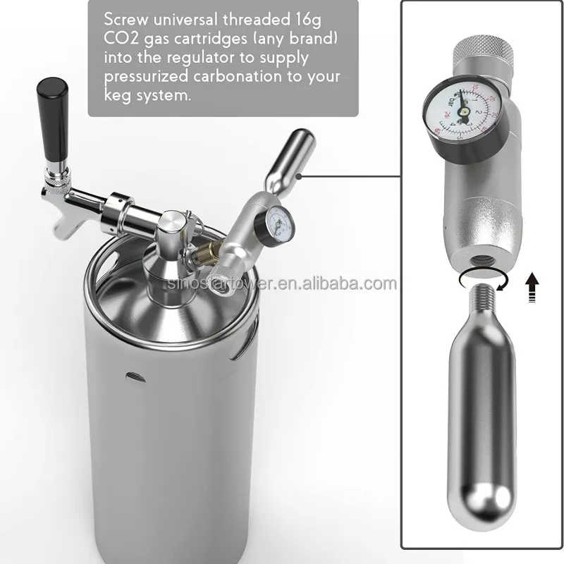 Wholesale Beer keg Food Grade Stainless Steel Mini Keg 	corny keg