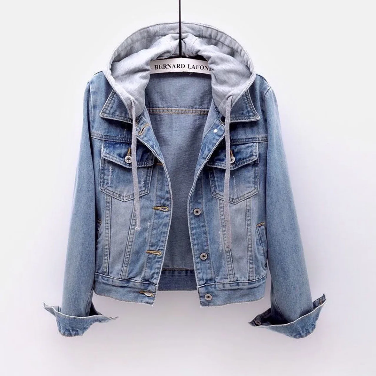 New Korean-style Long-sleeved Slim-fit Hooded Jacket All-match Student Top