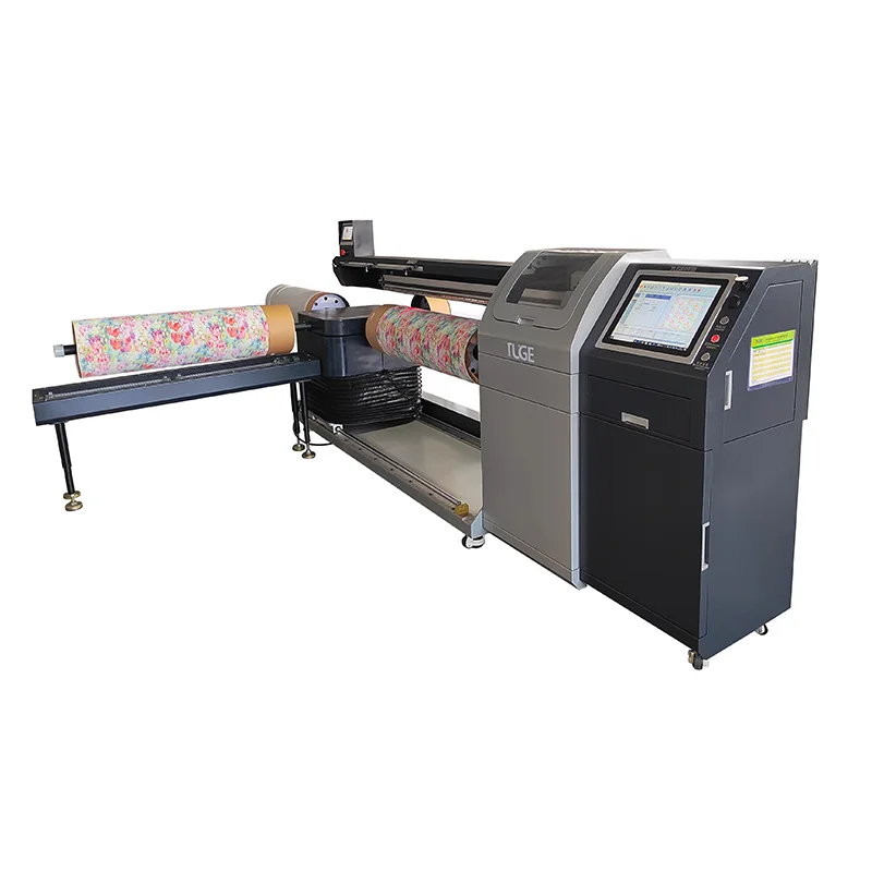 multi-tube rotary digital printer yoga pant clothes printing machine