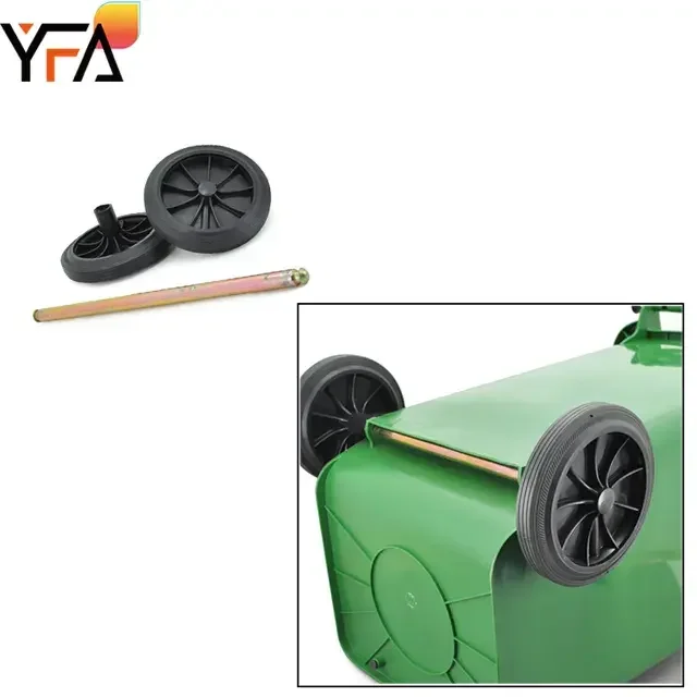 240L Plastic Trash Can Thickened HDPE Large-Capacity Outdoor Trash Can with Lid and Pedal Plastic Trash/Garbage Can