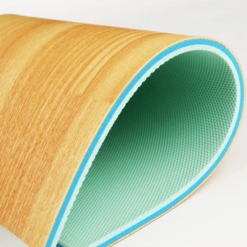 6.0mm PVC indoor maple sport floor for gym basketball court