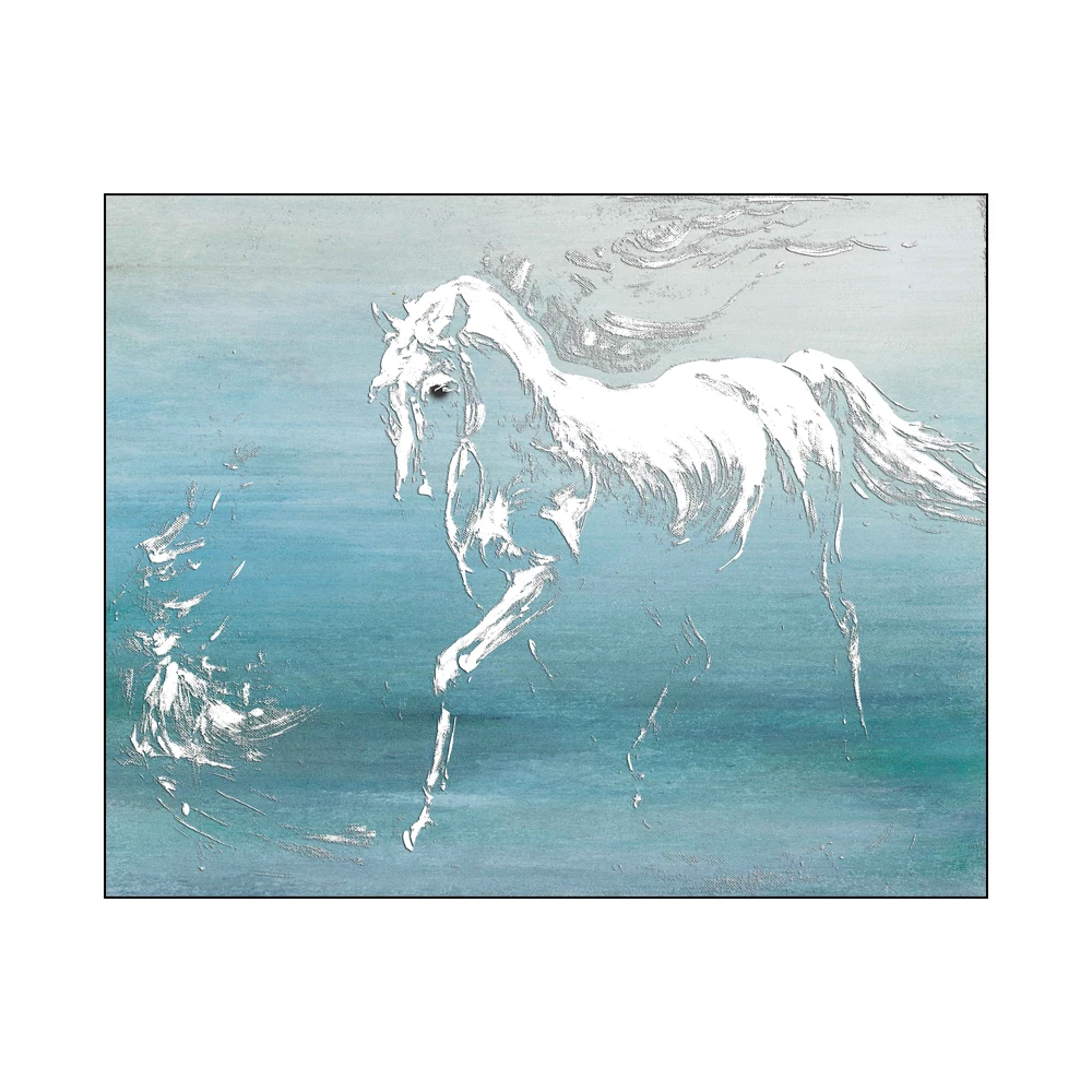 Texture painting modern abstract art of sofa background wall in living room