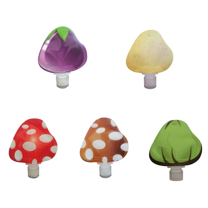 Small travel cosmetic hand liquid detergent foam soap dispenser water packaging bag shampoo custom plastic refill spout pouch