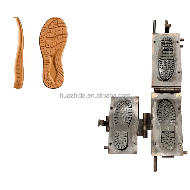 Huazhida Tpr Shoe Sole Mold Metal Aluminium Molds Fashion Mens Shoes Rubber Tpu Outsole Sneaker Sport Shoe Sole Mould