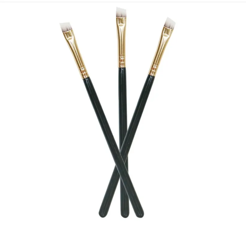 High Quality Wholesale Supply Nylon Brow Brush Angled Eyebrow Brush