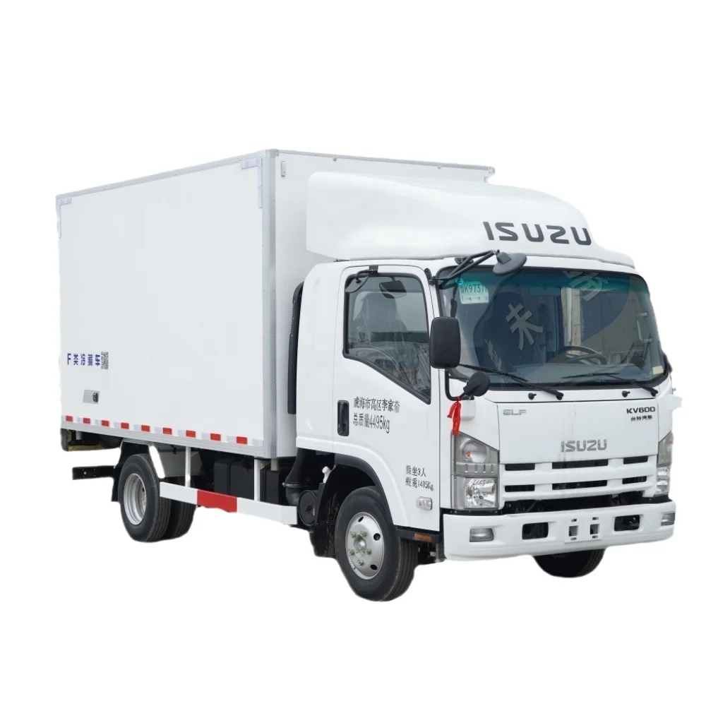 Isuzu 4.2m Refrigerated Truck 4x2 3T 4T 5T Japan Refrigerator Cargo Van Trucks