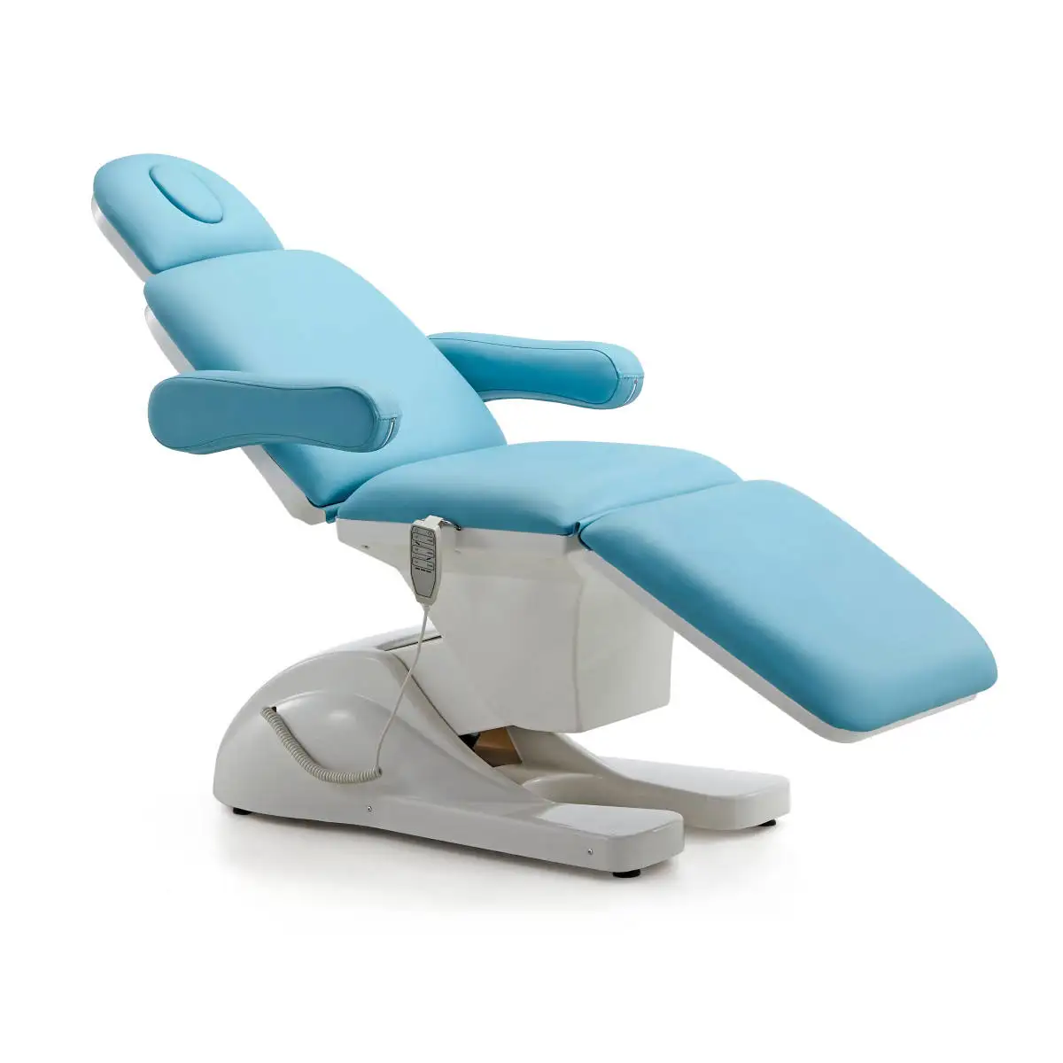 Cosmetic surgery beauty salon equipment 4 Motors Electric USB facial Clinic massage bed with stool and cabinet for sale