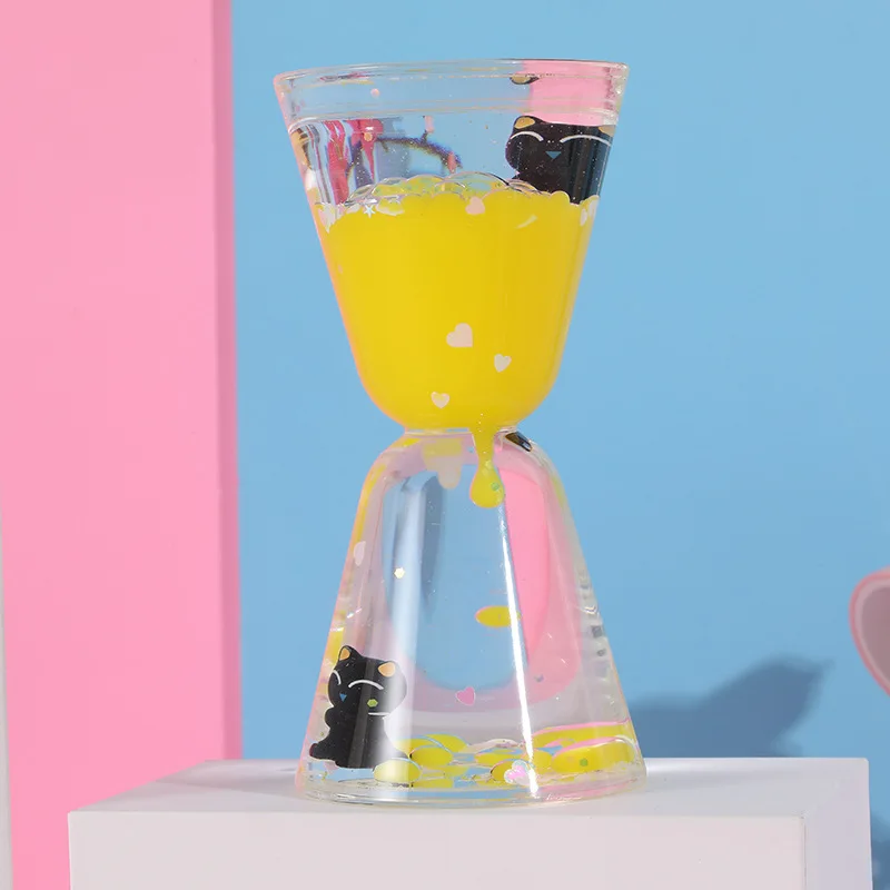 Home Decoration Liquid Timer Hourglass