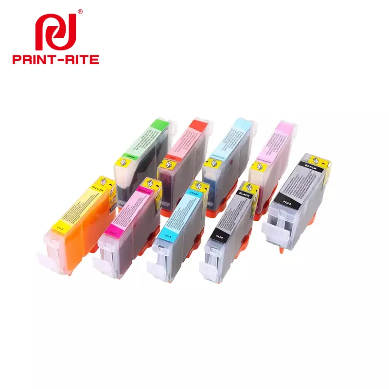 Print-Rite CLI-8 ink cartridges compatible for Canon PIXMA iP4200 iP4200 Refurbished iP4300 iP4500 printer color and black