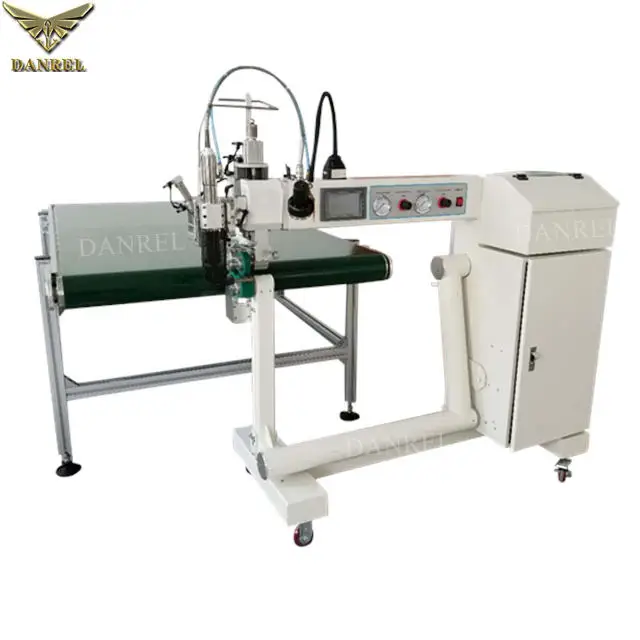 Straight and Horizontal Dual Arms Hot Air PVC Ventilation Ducting Hoses Hot air Welding Machine with PVC Ventilation Hose