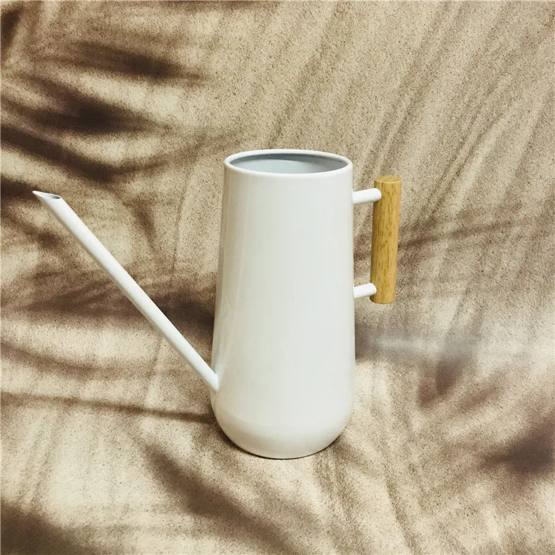 1.6L 1.3L Stainless steel Watering Pot Gardening Embossed Watering Can for Indoor Plants with Long Spout Easy Houseplant