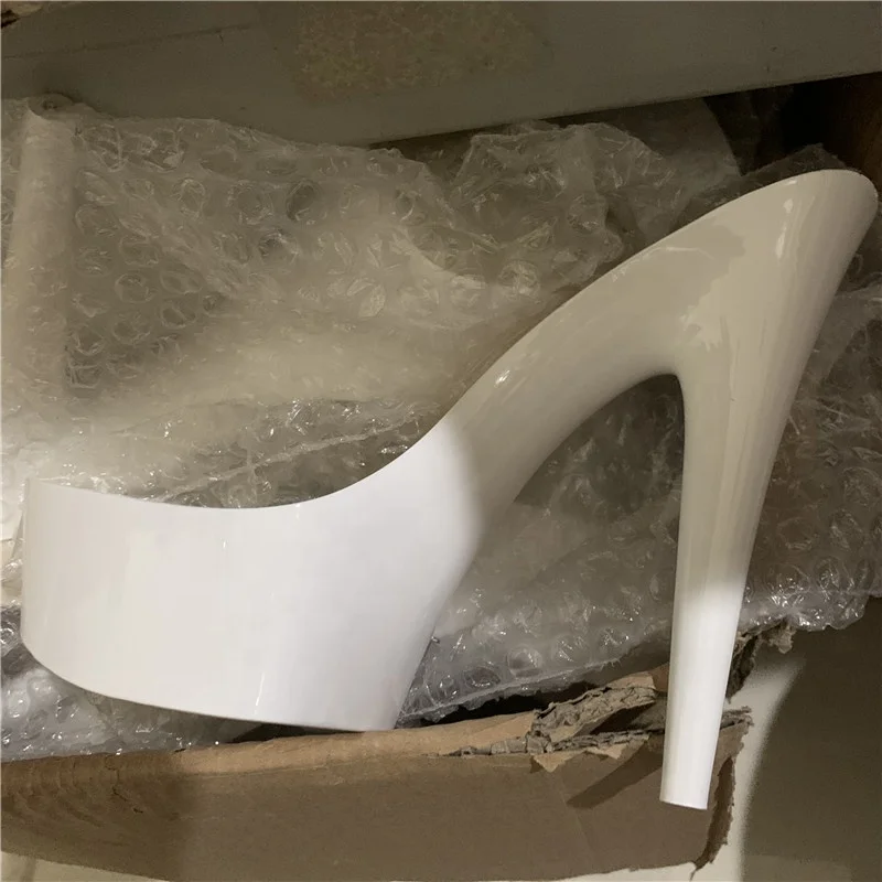 6 inch- 15cm super high heel sole  PC material   Transparent and clear sole