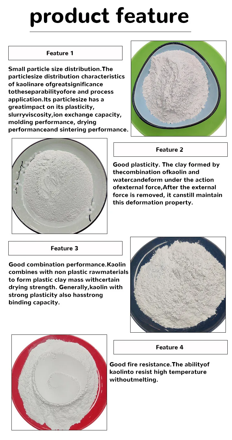 kaolin powder for painting coating paper industry