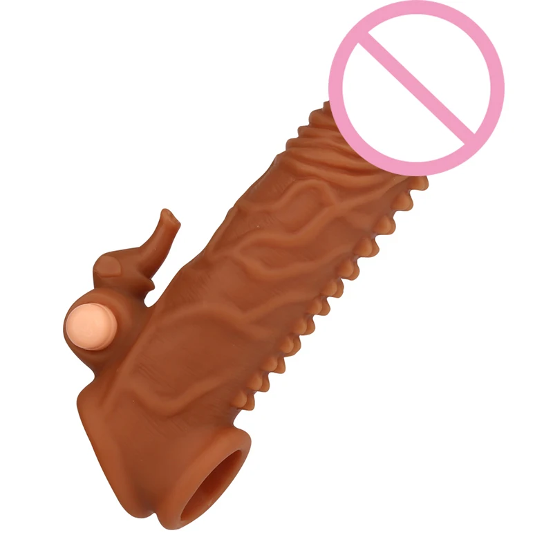 
2020 Latest Vibrating Penis Sleeve Condom penis extension sleeve other sex products delay spray for man 