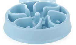 candy color modern  slow feeder dog bowl dog water bowl  slow eating pet bowl