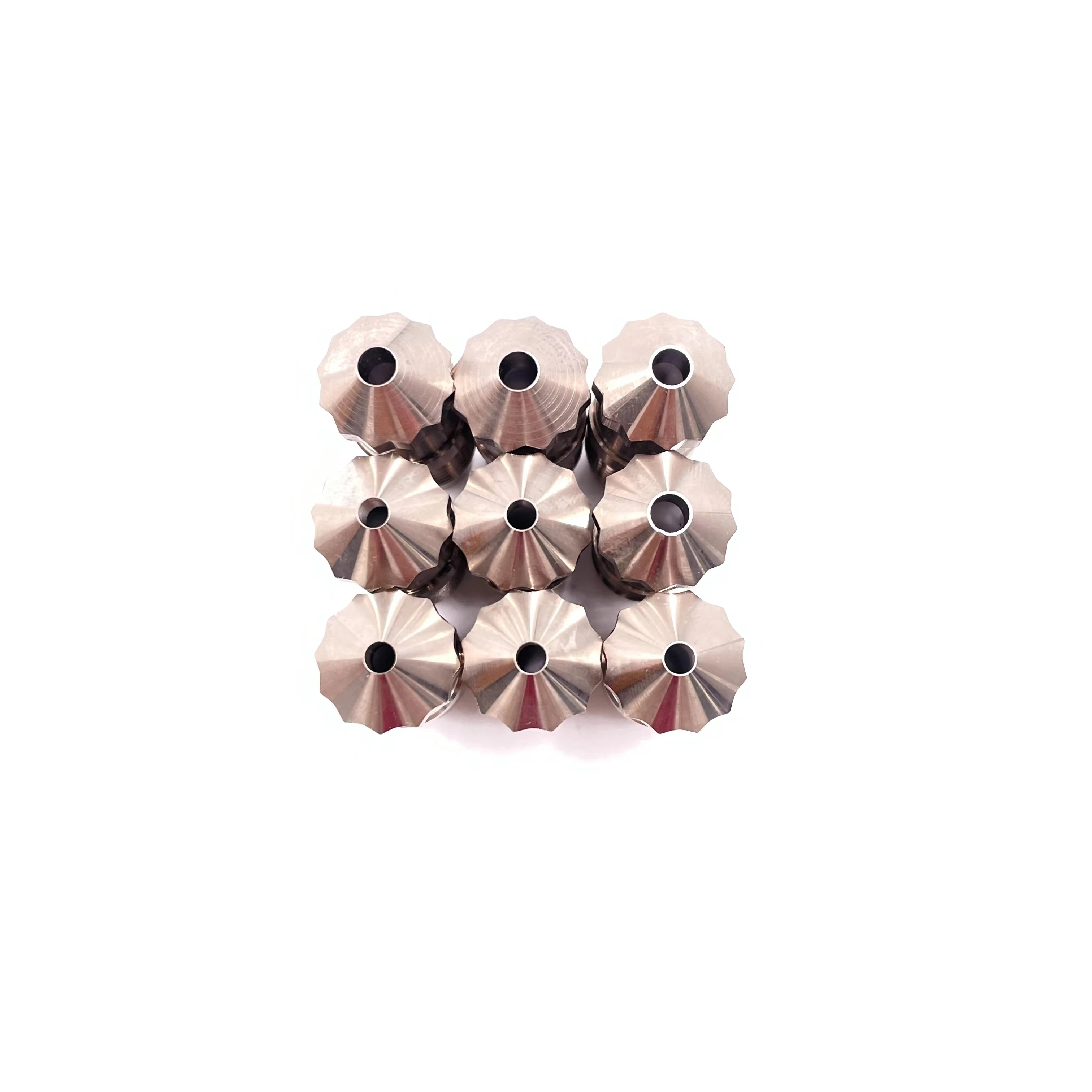 Plasma Cutting Torch Parts Industrial Accessories Tual Nozzle Tip Stainless Steel High Quality Gas Cutting Hot Nozzle