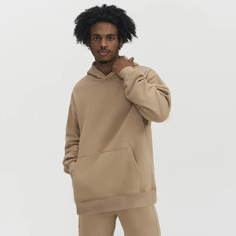 High Quality Street Wear Over Size Wholesale Hoodie Fashion Clothing Man Blank Sweatshirts Hoodies Custom Pullover Cotton OEM