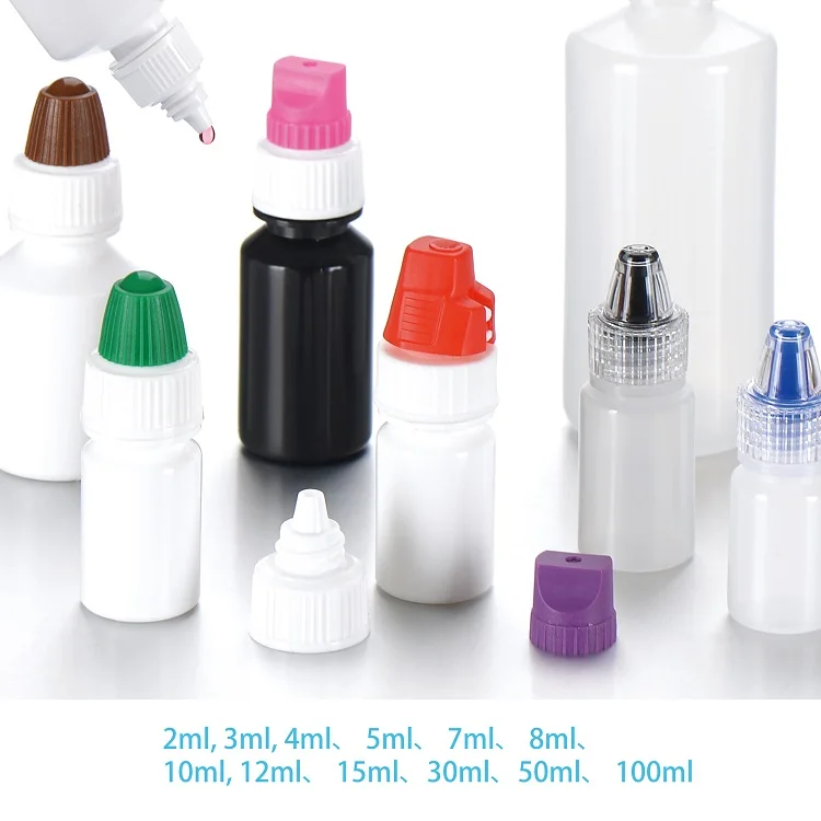 wholesale PE plastic eye drop bottles squeeze dropper bottle