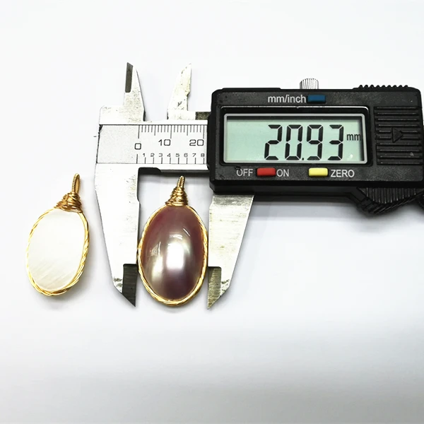 
Big Size 20-25mm AA Natural Mabe Pearl Pendant Half Round Charm Mabe South Sea Pearl Pendant 