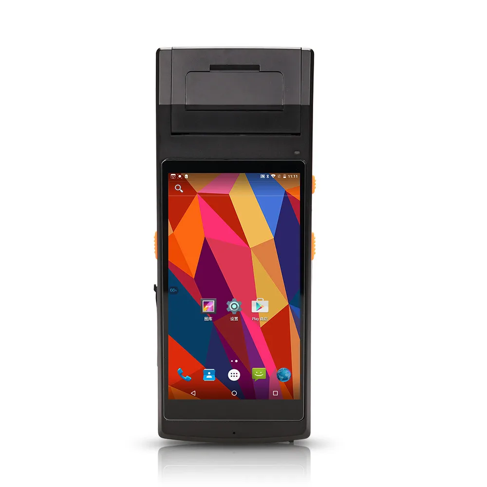 Qun Suo PDA5501 Mobile Lottery Terminal 4G Android Handheld POS Terminal with Inner Printer