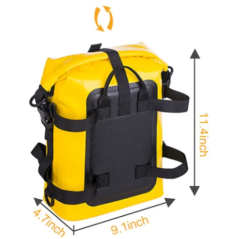 OEM  PVC waterproof duffel Motorcycle tail bag