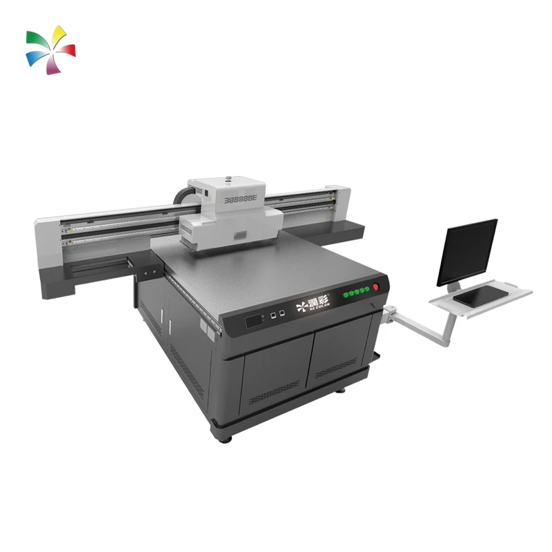 Plastic Metal Inkjet Printer High Resolution Industrial Large Format Digital UV Flatbed Printer For Cups