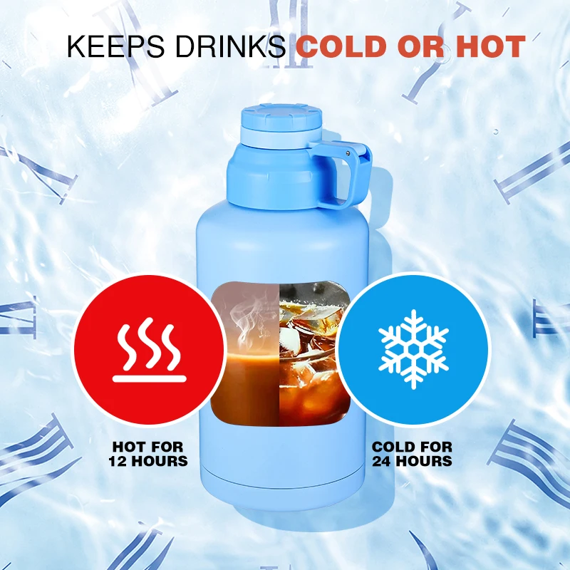 Wholesale stainless water bottles bpa free gallon water bottle manufacturer  thermo water bottle with cover