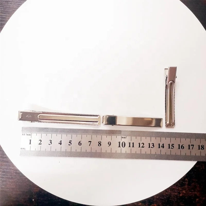 Manufacturers wholesale custom thick section material thick spring clamping force large 6CM double fork clip made in Guangdong