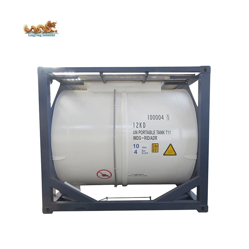 UN Portable 316L Stainless Steel 10ft ISO Tank Container Price for LNG