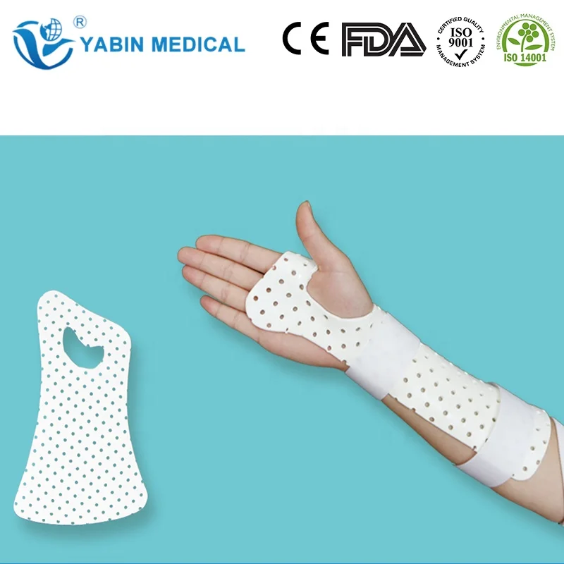 CE ISO certified Thermoplastic Materials Orthopedic Splints Medical Consumables