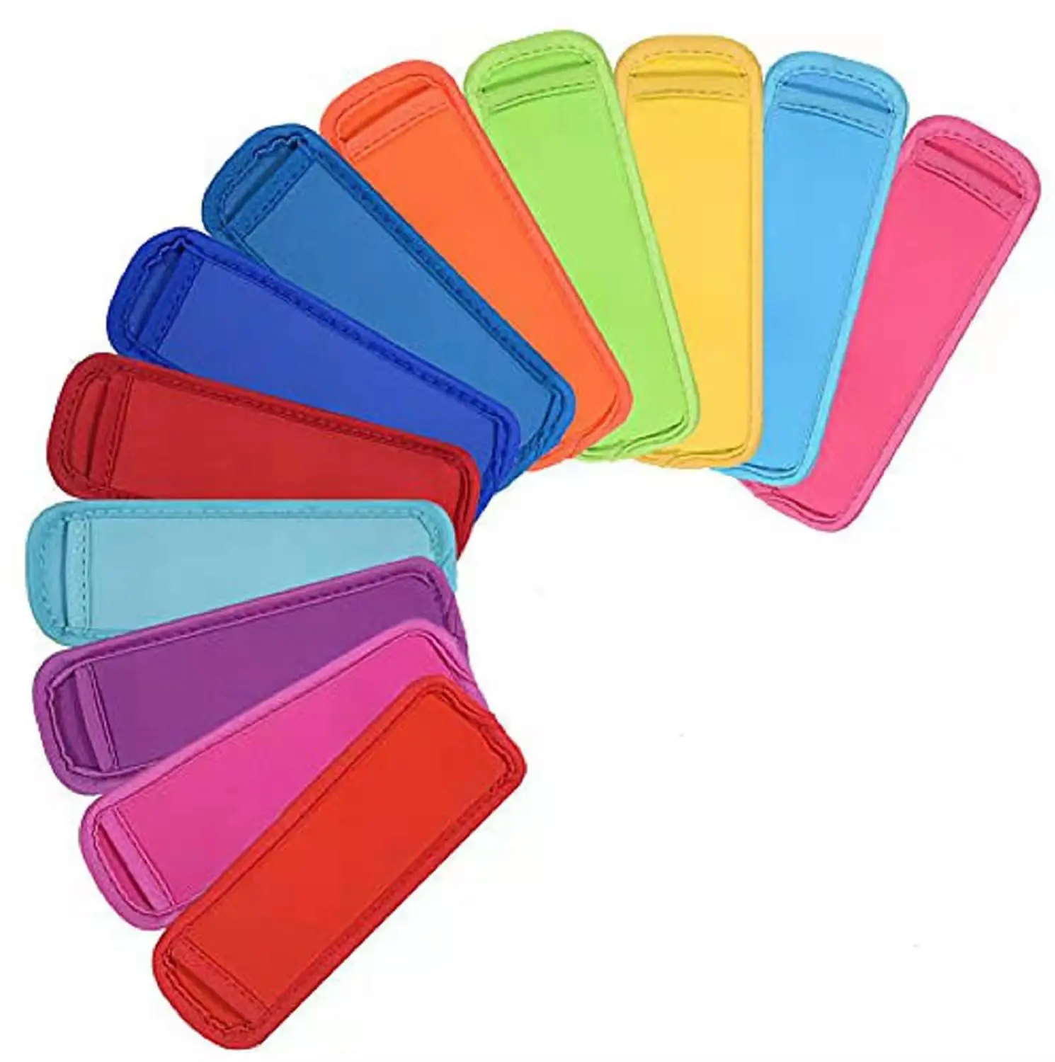 Factory wholesale Neoprene Kids Adults Wrapped Popsicle cover SBR  Ice Pop Popsicle Sleeves Bag