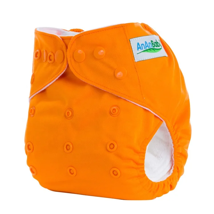 
Wholesale Cheap Solid Color Microfiber Pocket Nappy AIO Newborn Cloth Diaper Cotton Washable Diaper 