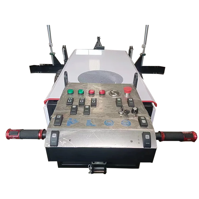 Two-wheel hand-held  Automatic Concrete Finisher leveling machine concrete laser screed machine