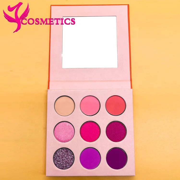 
red eyeshadow pallet makeup eyeshadow palette private label small eyeshadow palette 