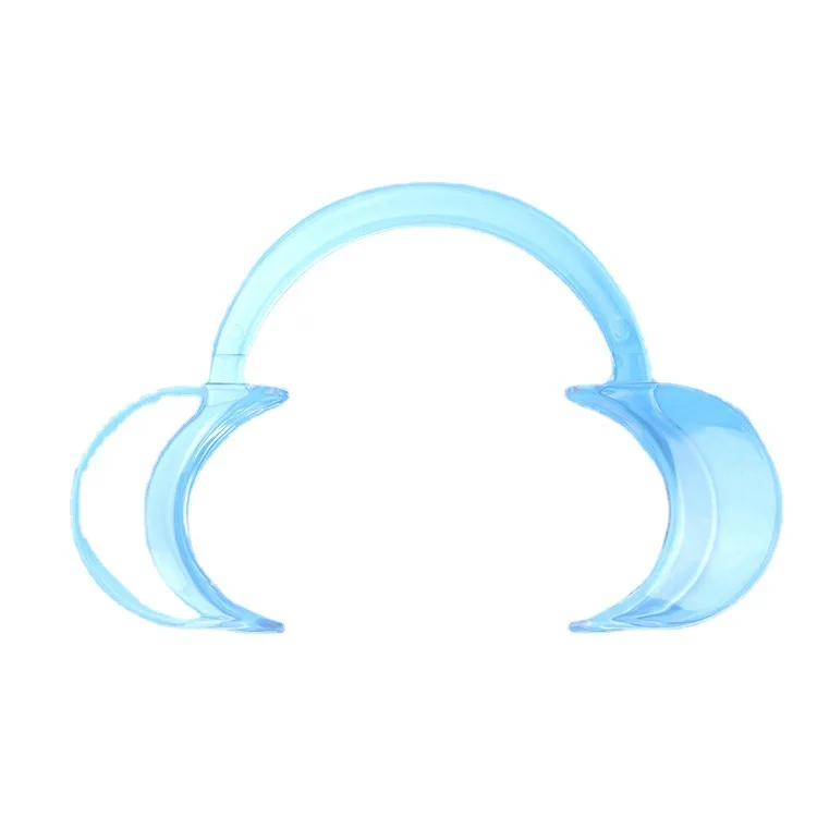 Disposable Transparent C Shape Mouth Opener Dental Lip And Cheek Retractor For Teeth Whitening
