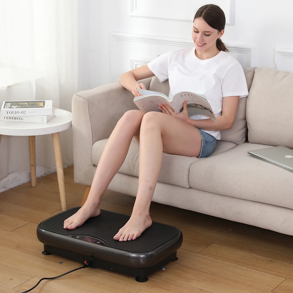 Ultrathin vibration plate platform manual professional  exercise machine with resistance