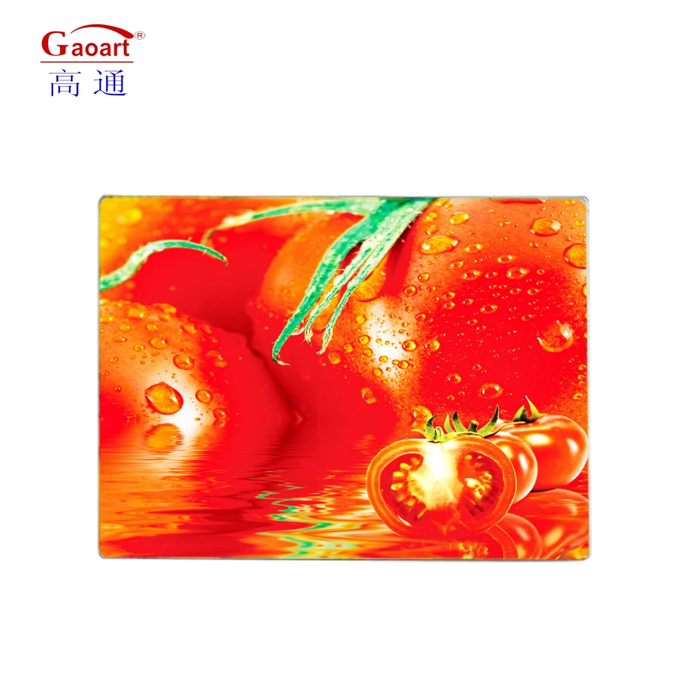 Best Selling Blank Buy Clear Chopping Cheese Coated Sublimated Kitchen Wholesale Sublimation Tempered Glass Cutting Board