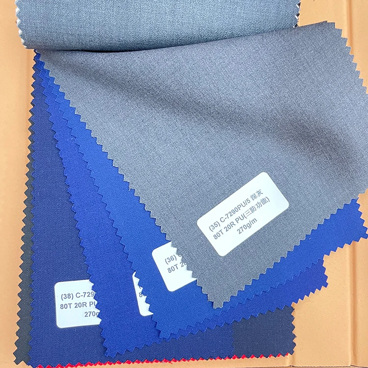 Wholesale Functional Waterproof Oilproof Stain Repellent Rayon Ladies Suit Fabric Viscose Polyester Woven Fabric For Mens Suits