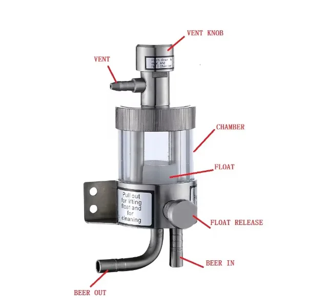FOB Detector Compact Size Foam on Beer Detector Foamy Beer Accessories Made of Stainless Steel