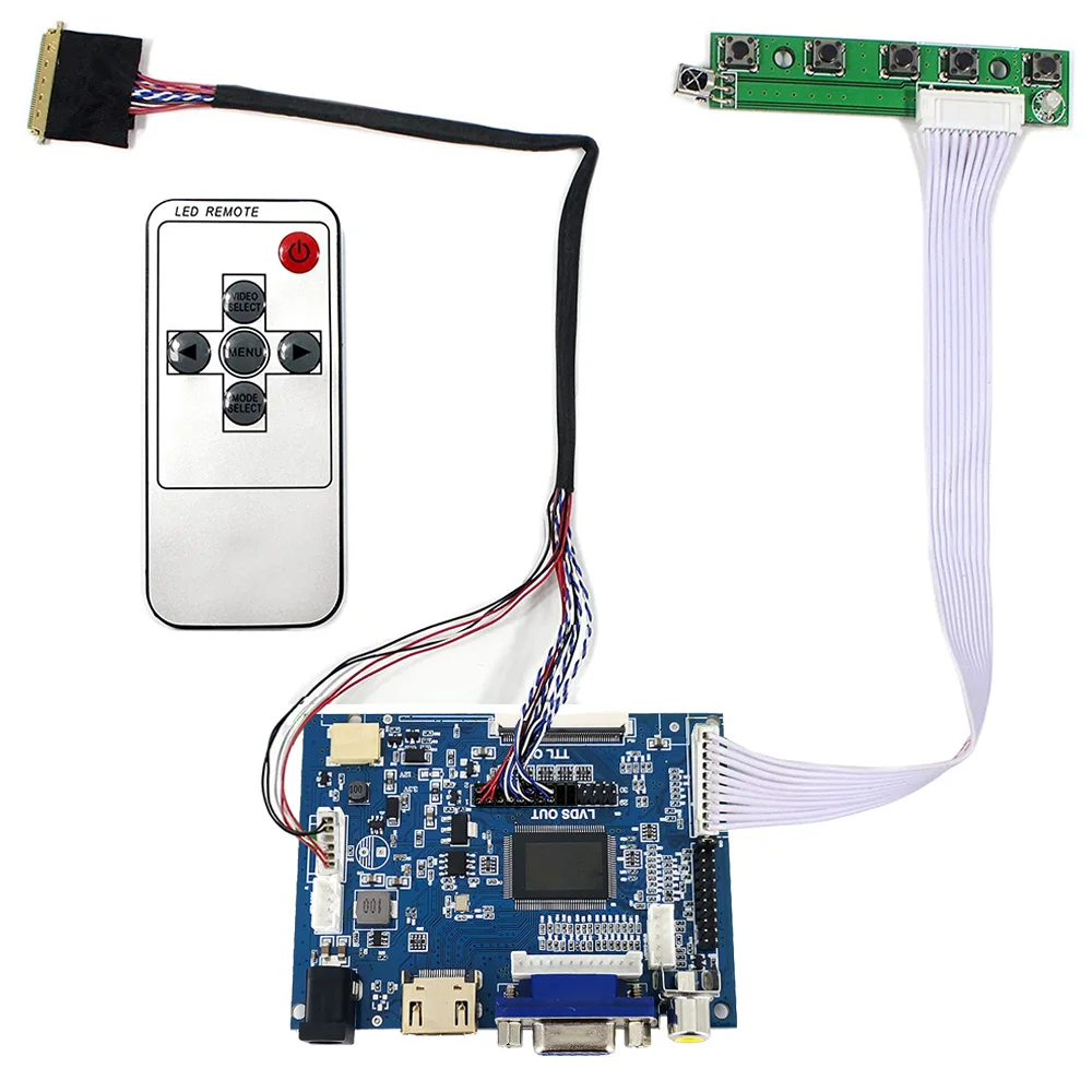 tft LCD RGB LVDS screen AT070TN94 LCD Driver controller board for RGB TTL LVDS NJ070NA-23A ZJ070NA-01B G070ACE-L01