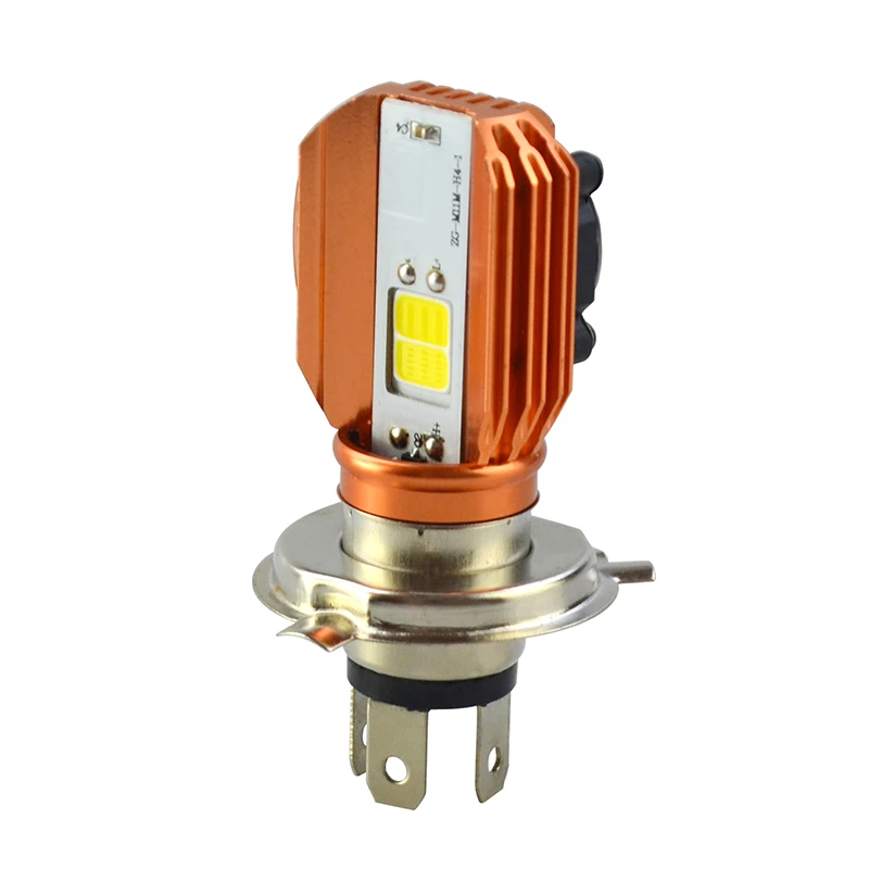 Hot sales RTD M11M H4 BA20D 20W  Fan LED  motorcycle Bulb led headlight Hi Lo light replace motorcycle headlight bulb for Harley