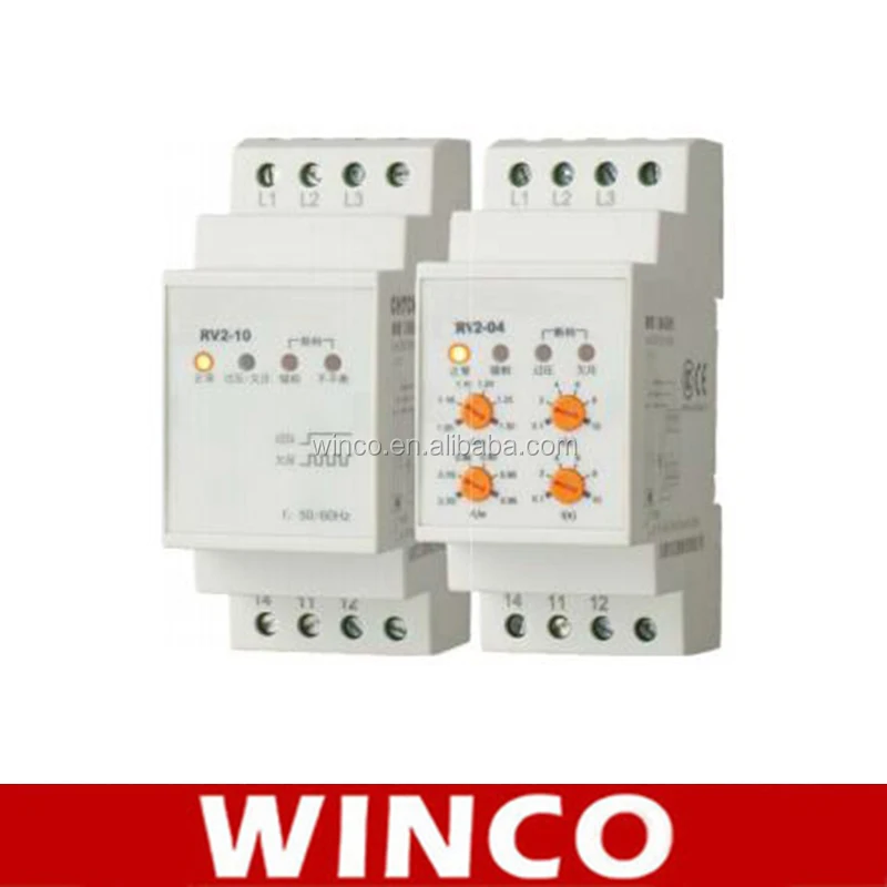 RV2-04 фазовая последовательность сверх-напряжения и реле защиты под напряжением