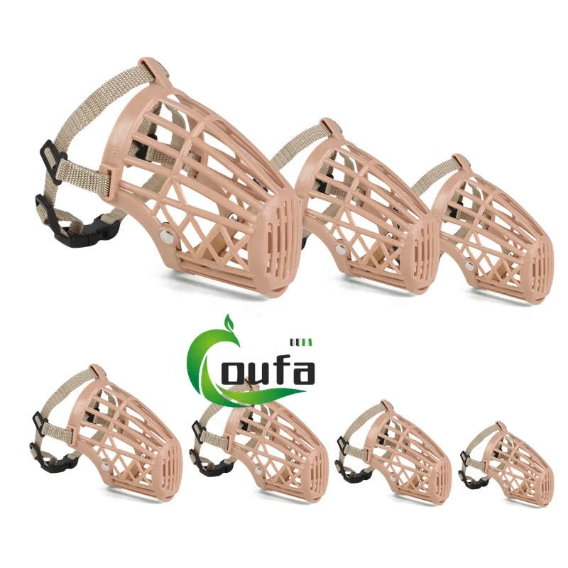 Soft Breathable Dog Safe Muzzle Mask with Adjustable Straps Anti-bite Anti-bark Pet Training Muzzles for Dogs