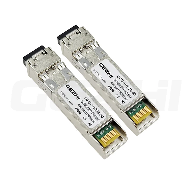 Low Power Dissipation Link length up to 80km 10G SFP+ Transceiver Module DWDM SFP+ Transceiver Module
