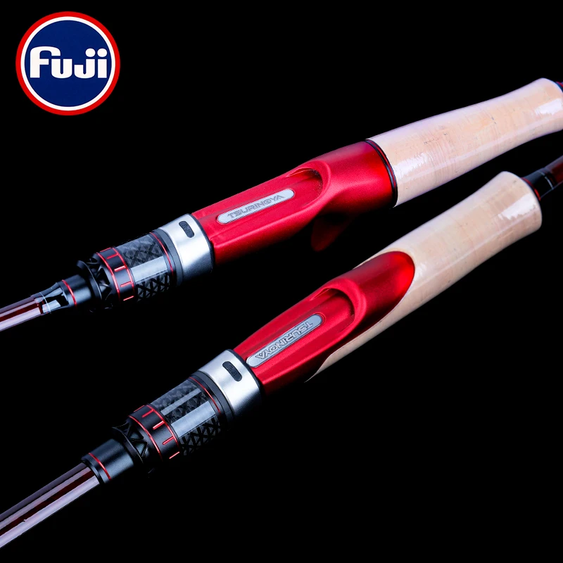 TSURINOYA New Fishing Rod Inspiration 2.21m/2.36m Fuji Accessories X-cross Carbon Belt ML Casting Spinning Bass Rod