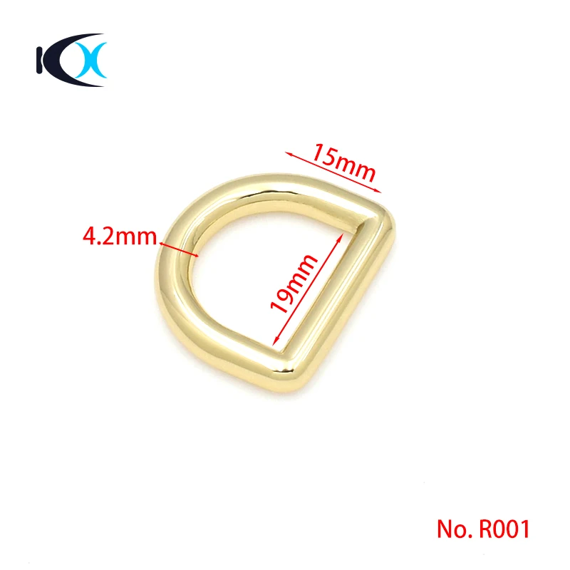 Other Bag Hardware Accessories Metal D-ring 19mm D Buckle For Waist